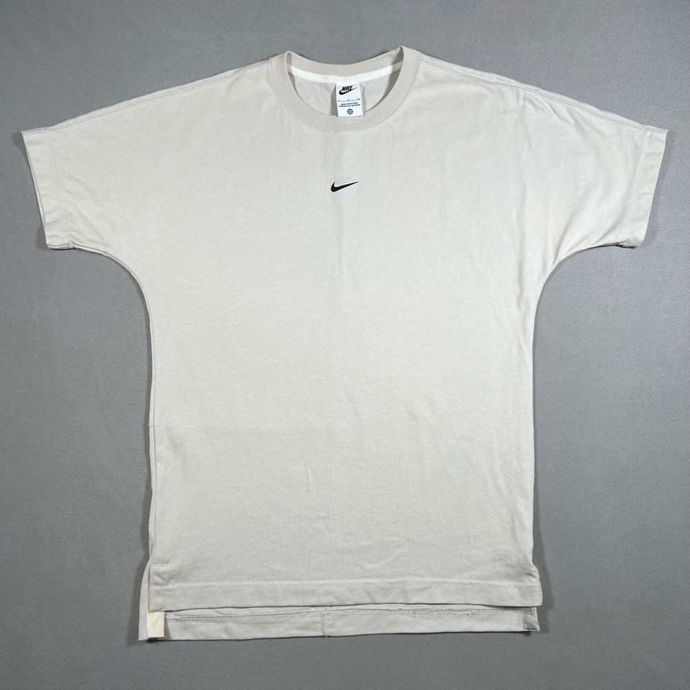 Nike Sportswear Premium Essentials T-Shirt Mens S Beige